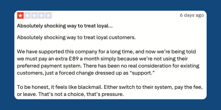 Epos Now switching off Dojo Integration