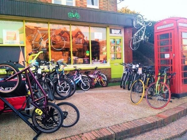 Storefront of Leeli Cycles