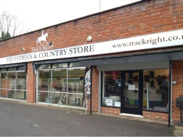 Exterior storefront of Track Right